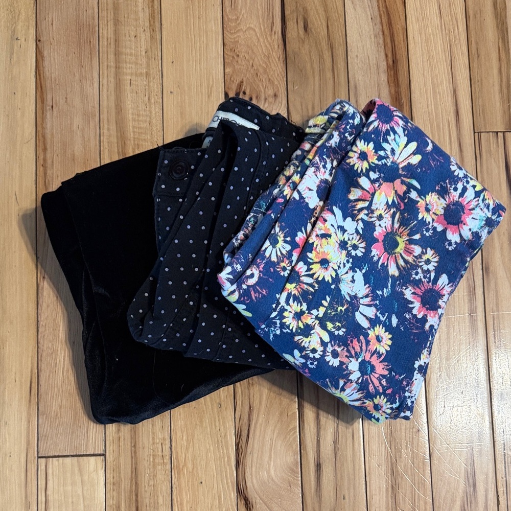 Girls Size 7/8 Set of 3 Pants